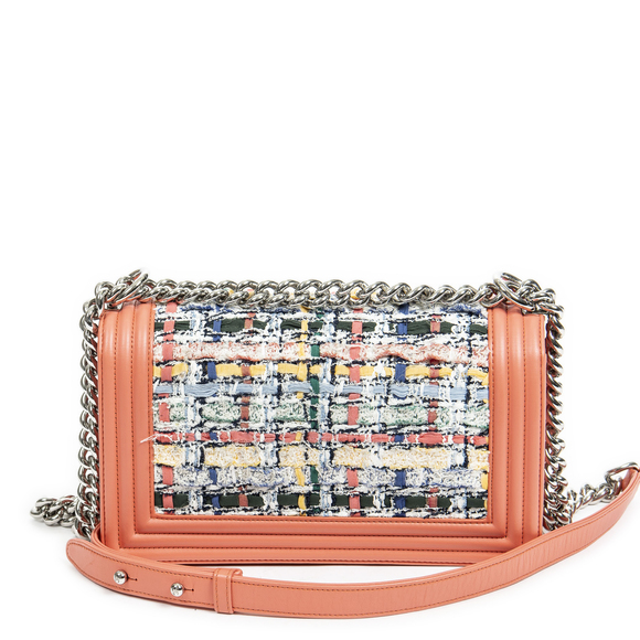 Chanel Medium Multicolor Tweed Boy - Picture 5 of 8